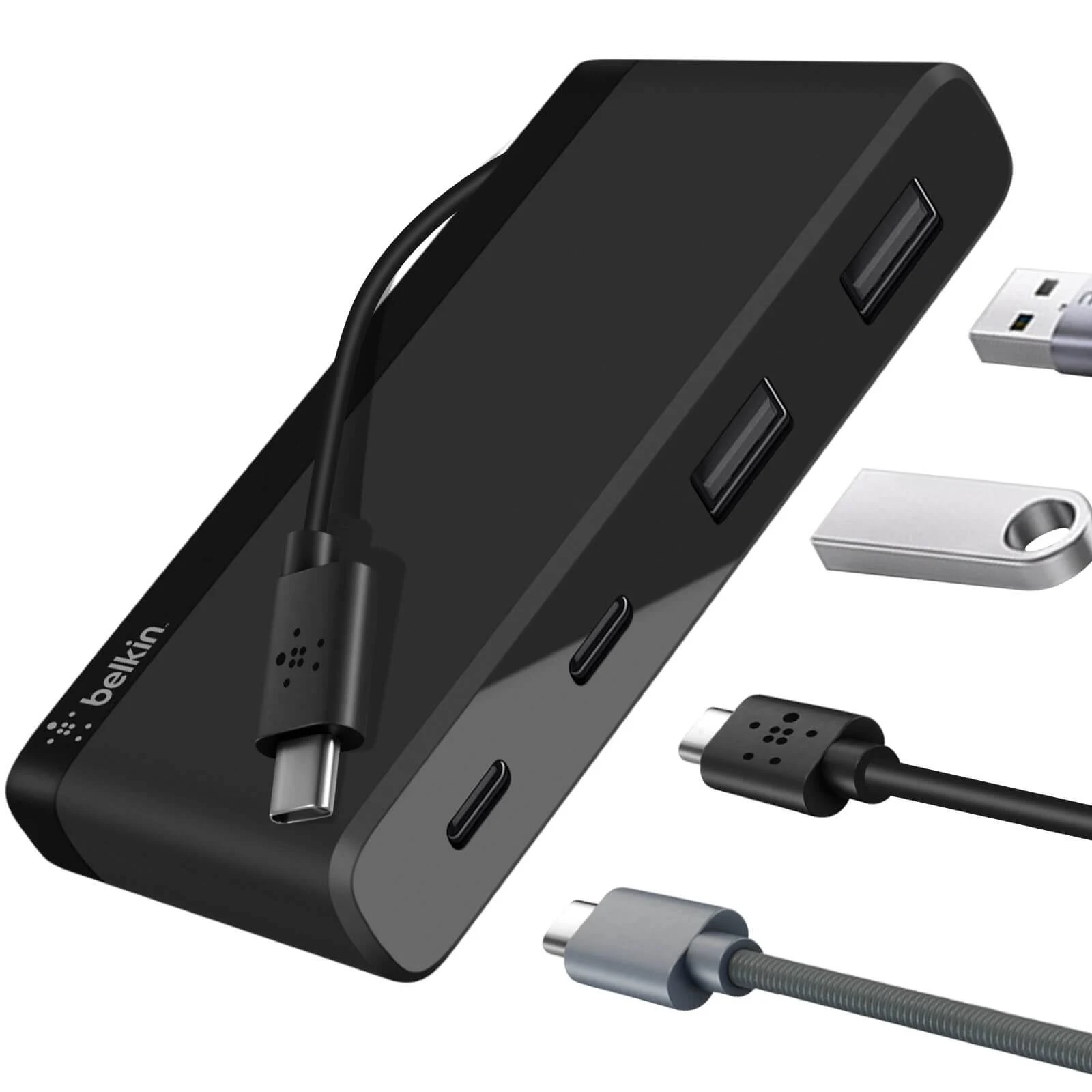 Belkin USB-C 4-Port Mini Hub (USB Type-C) -