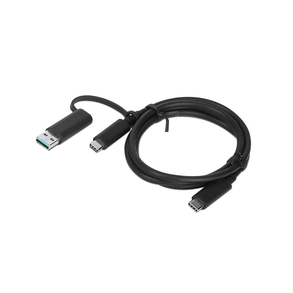 Lenovo Hybrid USB-C Cable with USB-A Adapter