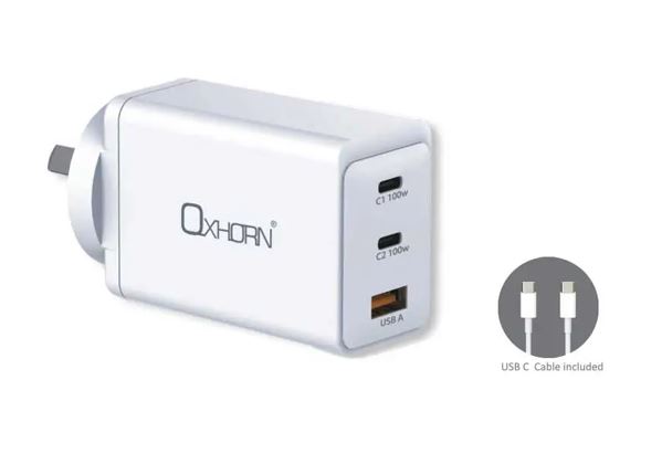 Just You Oxhorn Charger Accessories AC 100W GaN