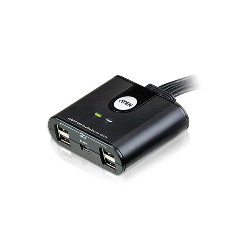 Aten Peripheral Switch 4x4 USB 2.0, 4x PC,
