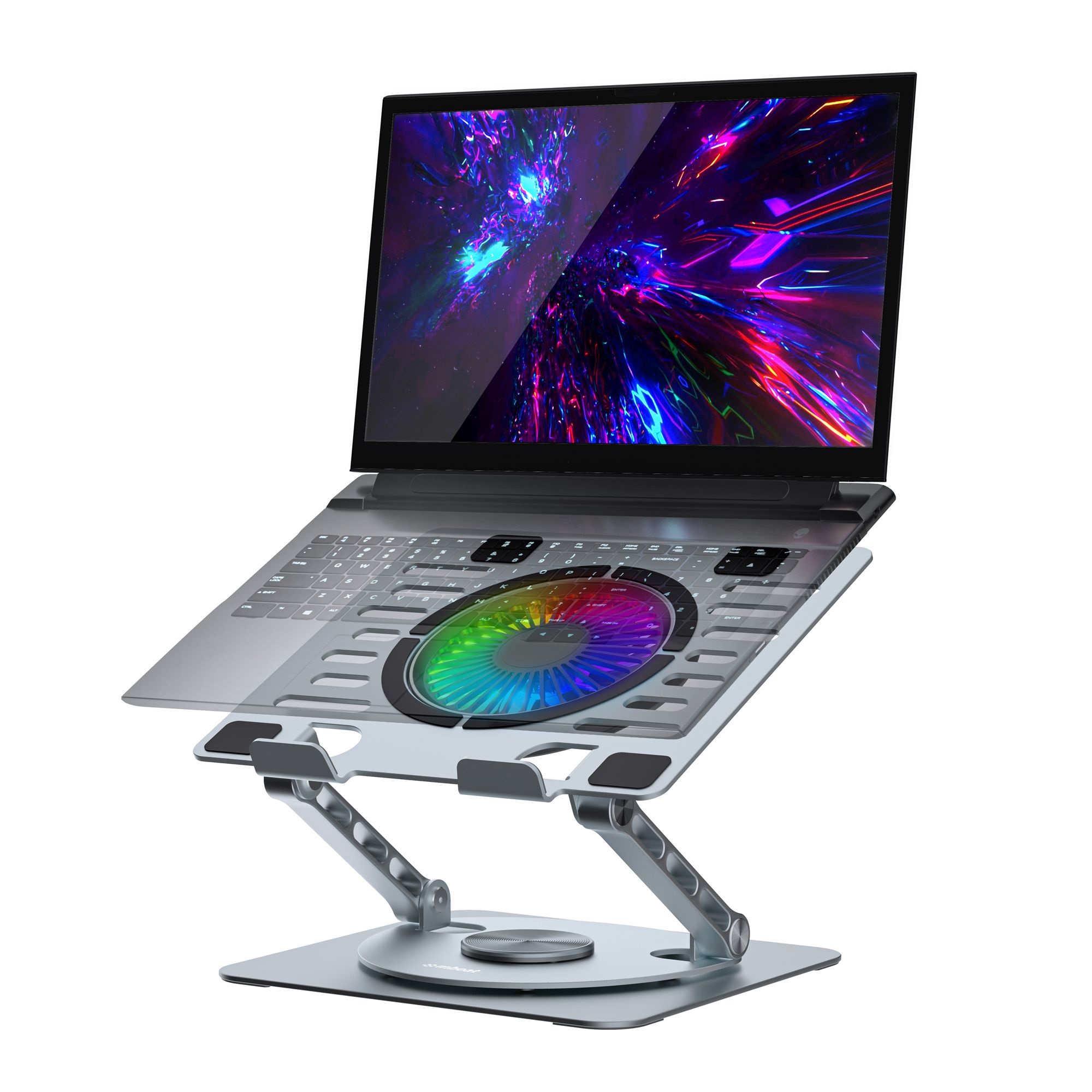 MBEAT Stage S8 Rotating Laptop Stand with RGB