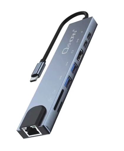 Just You Oxhorn SuperSpeed 8-in-1 USB C to HDTV
