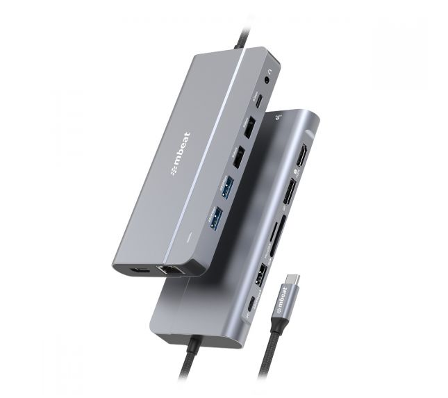 MBEAT Elite X14 Triple 4K Display Multi-Port