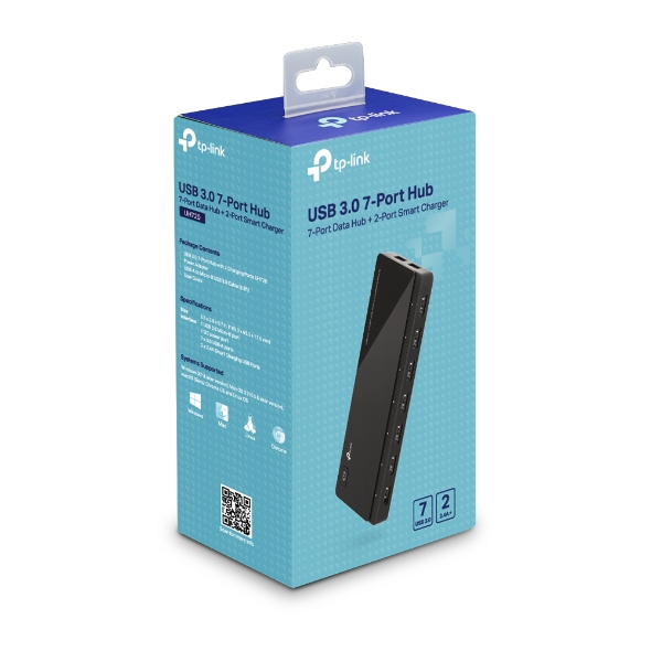 TP-LINK UH720 USB 3.0 7-Port Hub with 2