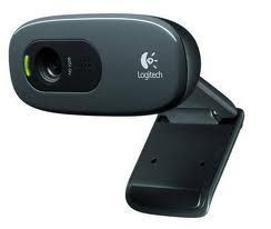 Logitech C270 3MP HD Webcam 720p/30fps,