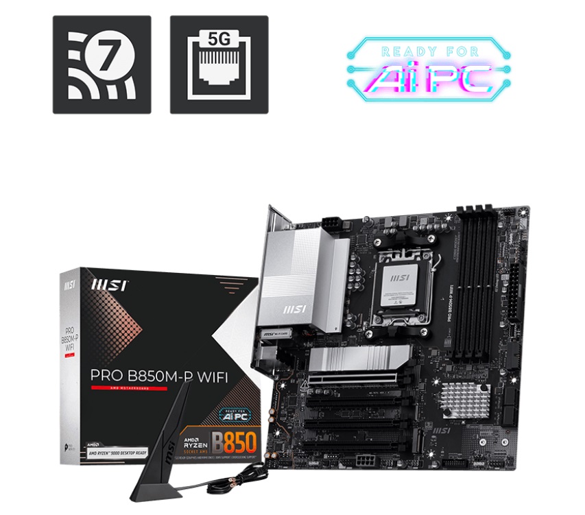 MSI PRO B850M-P WIFI · AM5