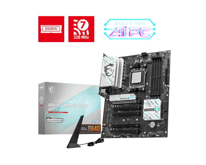 MSI B840 GAMING PLUS WIFI · AM5