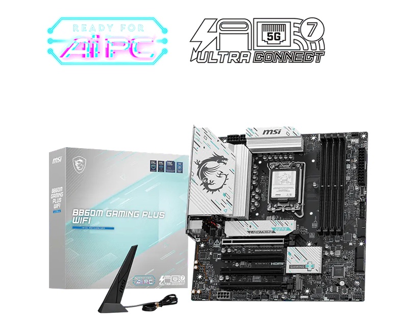 MSI B860M GAMING PLUS WIFI · LGA1851