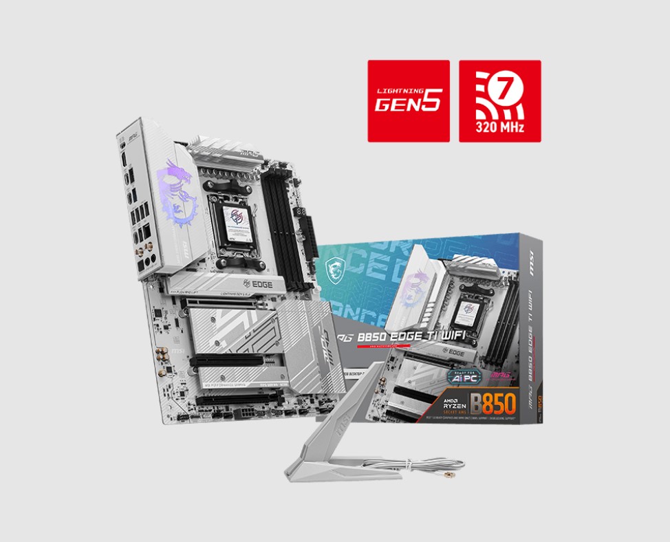 MSI B850 EDGE TI WIFI · AM5