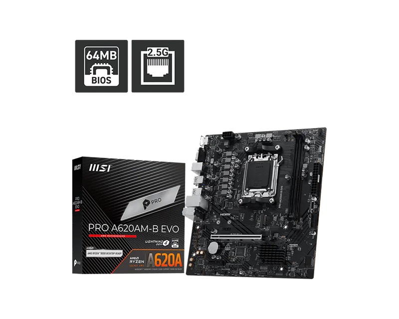 MSI PRO A620AM-B EVO · AM5