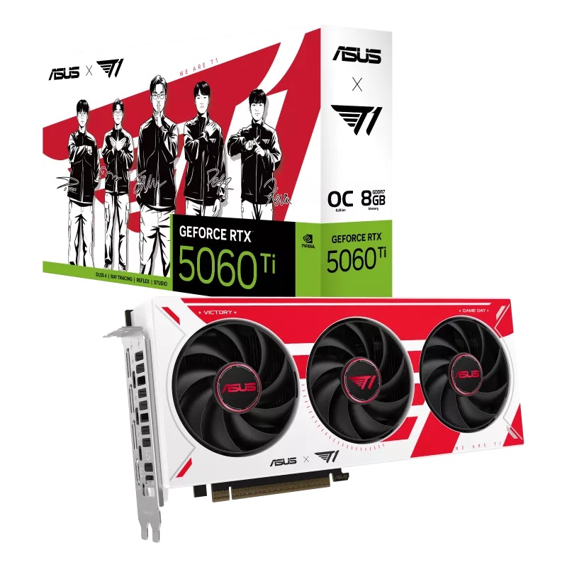 ASUS nVidia T1 GeForce RTX™ 5060 Ti 8GB GDDR7 OC Edition