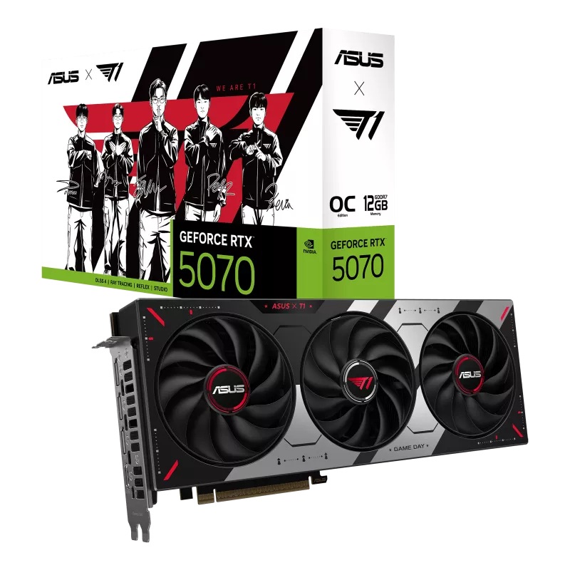 ASUS nVidia T1 GeForce RTX™ 5070 12GB GDDR7 OC Edition