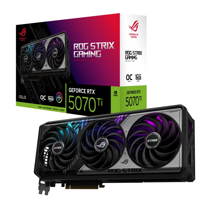 ASUS nVidia GeForce ROG STRIX RTX5070TI OC 16G GAMING