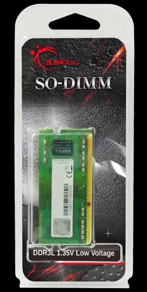 G.SKILL F3-1600C11S-8GSL GB (1 x 8GB)/ PC3-12800 / DDR3 1600 MT/s/ Timings 11-11-11-28/ Vo