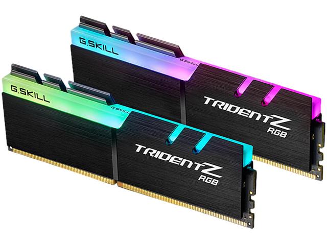 G.SKILL F4-3200C16D-16GTZR 16GB (2 x 8GB)/ PC4-25600 / DDR4 3200 Mhz/ Timings 16-18-18-38/
