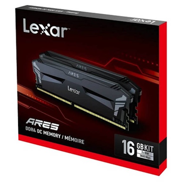 Lexar LD4BU008G-R3600GD0A DDR4 UDIMM 16GB Kit (2 x 8GB) 3600 MT/s 1.35V CL18 HEATSINK THOR