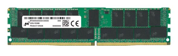 Crucial Micron 64GB (1x64GB) DDR4 RDIMM 3200MHz CL22 2Rx4 ECC Registered Server Memory 3yr