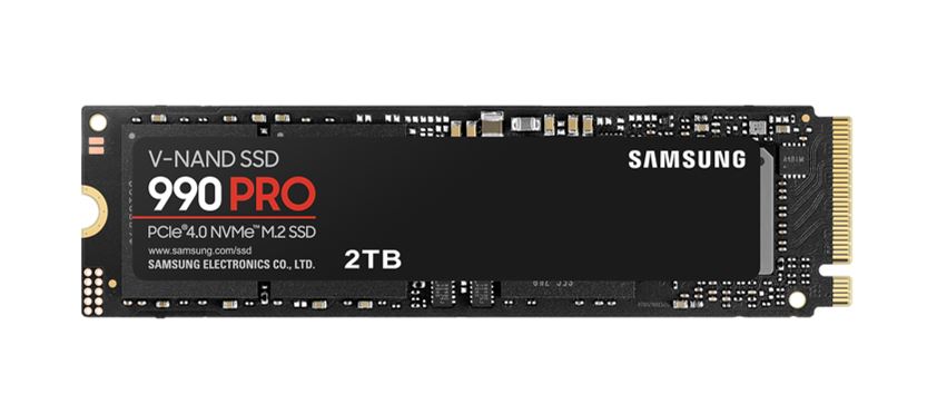 Samsung 990 Pro 2TB Gen4 NVMe SSD 7450MB/s 6900MB/s R/W 1550K/1200K IOPS 1200TBW 1.5M Hrs