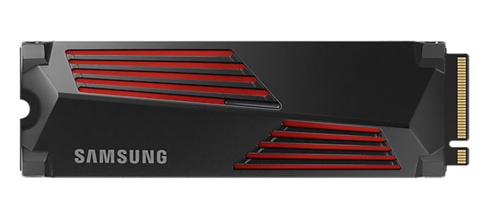 Samsung 990 Pro 2TB with Heatsink Gen4 NVMe SSD 7450MB/s 6900MB/s R/W 1550K/1200K IOPS 120