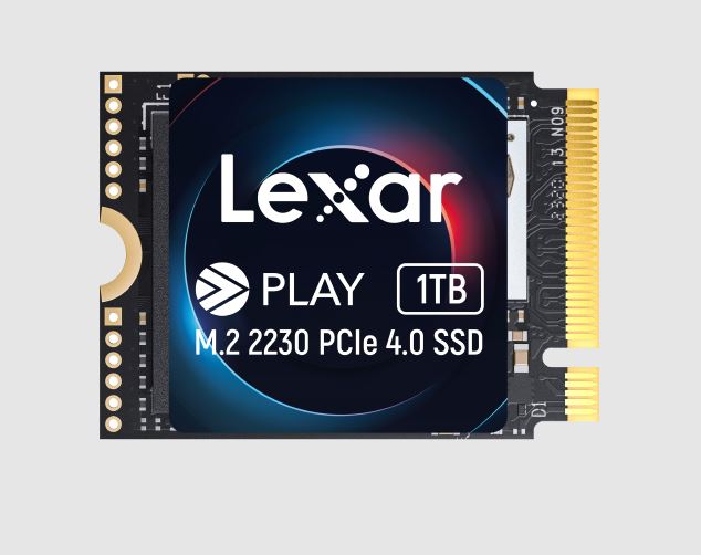 Lexar LNMPLAY001T-RNNNG Internal SSD Play 1TB M.2 2230 PCIe Gen 4x4 NVMe SSD up to 5200MB/