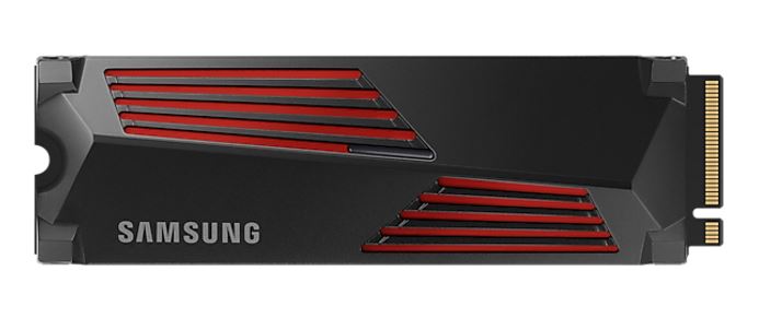 Samsung 990 Pro 1TB with Heatsink Gen4 NVMe SSD 7450MB/s 6900MB/s R/W 1550K/1200K IOPS 600