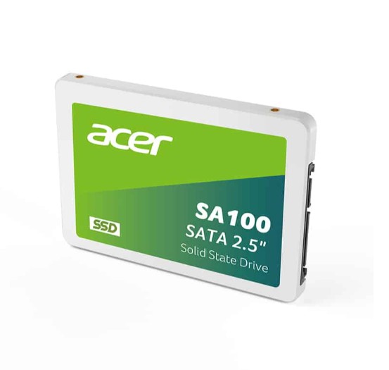 ACER SA100-240GB 2.5″ SATA lll SSD Writing Speed 449MB/s Reading Speed 549MB/s BL.9BWWA.10