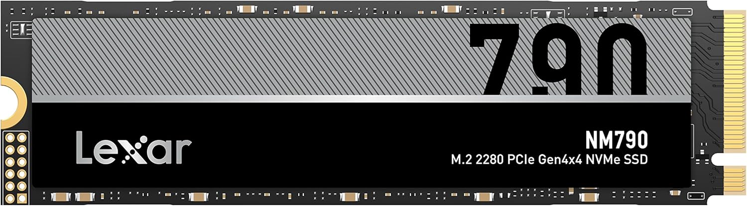 Lexar LNM790X001T-RNNNG Internal SSD 1TB M.2 2280 PCIe Gen 4x4 NVMe SSD up to 7400MB/s rea