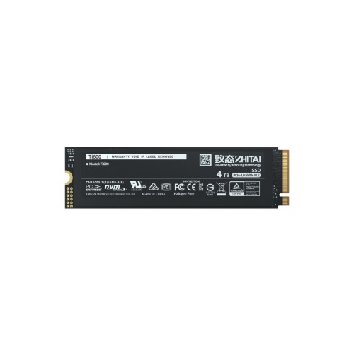 ZhiTai YMTC ZhiTai Ti600 SSD 500GB M.2 2280 YMTC QLC 3D NAND Flash PCIeTM Gen4 x4 NVMeTM 2