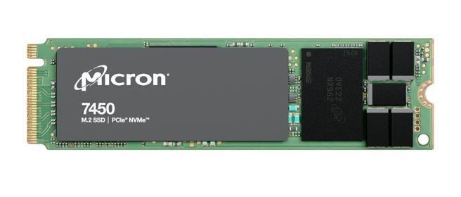 Crucial Micron 7450 Pro 480GB Gen4 NVMe Enterprise SSD 2280 M.2 5000/700 MB/s R/W 280K/40K