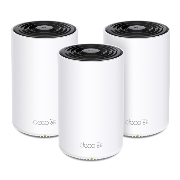 TP-Link Deco XE75 AXE5400 Tri-Band Mesh Wi-Fi 6E System(3-pack) 574 Mbps at 2.