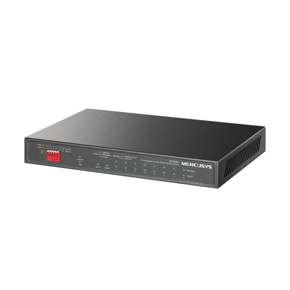 TP-Link Mercusys MS110GMP 10-Port Gigabit Desktop Switch with 8-Port PoE+