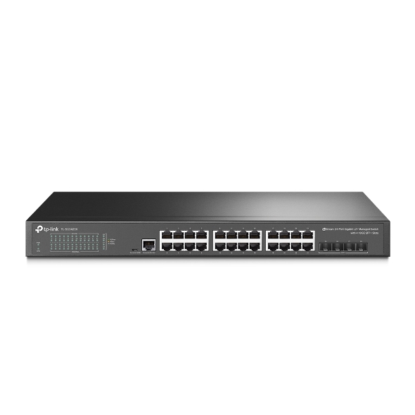 TP-Link SG3428X JetStream 24-Port Gigabit L2+ Managed Switch with 4 10GE SFP+ Slots