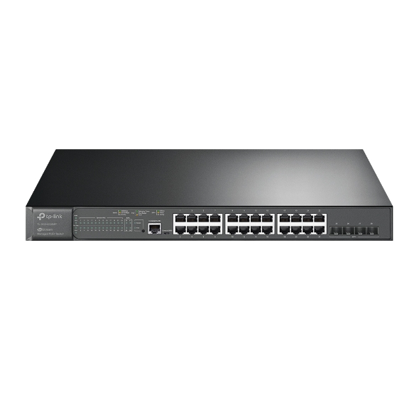 TP-Link SG3428XMP Omada 24-Port PoE+ Gigabit L2+ Managed Switch with 4 10GE SFP+ Slots