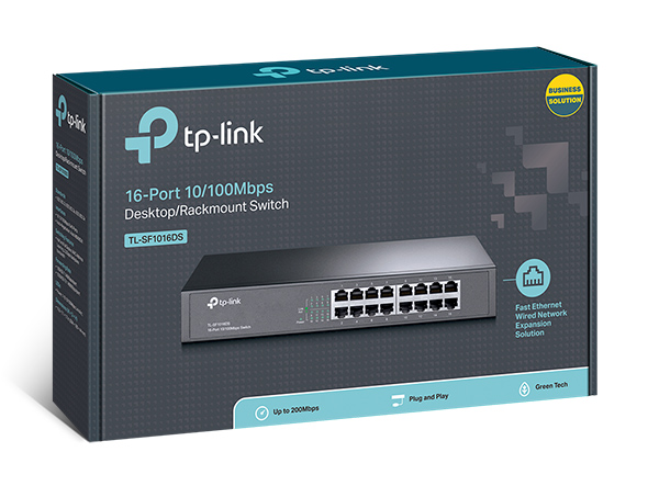 TP-Link TL-SF1016DS 16-Port 10/100Mbps Smart Switch