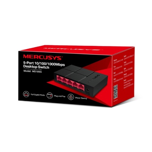 TP-Link Mercusys MS105G 5-Port Gigabit Desktop Switch
