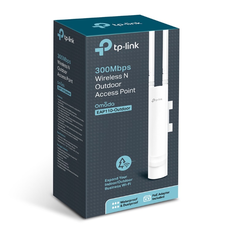 TP-Link EAP110-Outdoor Omada 300Mbps Wireless N Outdoor Access Point