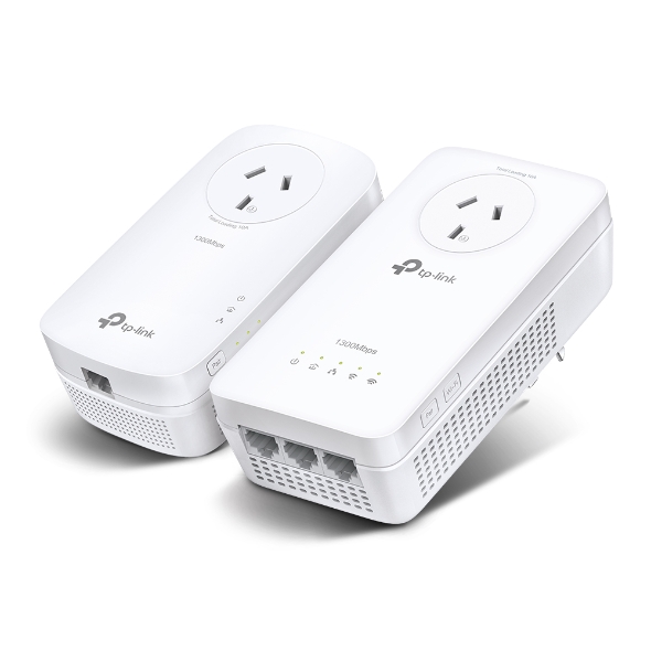 TP-Link TL-WPA8631P KIT AV1300 Gigabit Passthrough Powerline AC Wi-Fi Kit