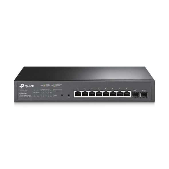 TP-Link SG2210MP 10-Port Gigabit Smart Switch with 8-Port PoE+