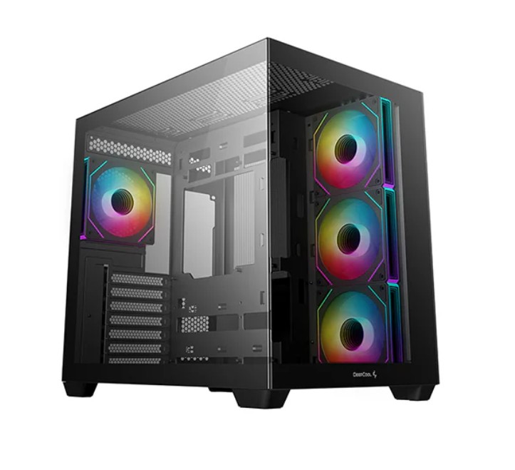 DeepCool CG530 4F ATX Case, Tempered Glass