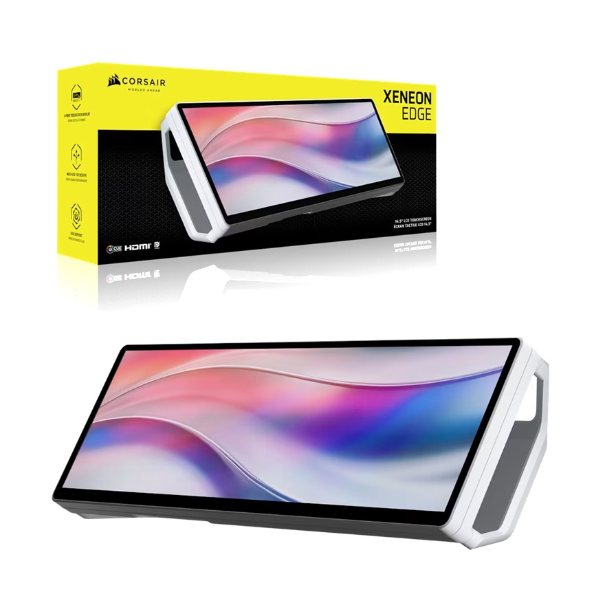 Corsair XENEON EDGE 14.5' LCD Touchscreen - White