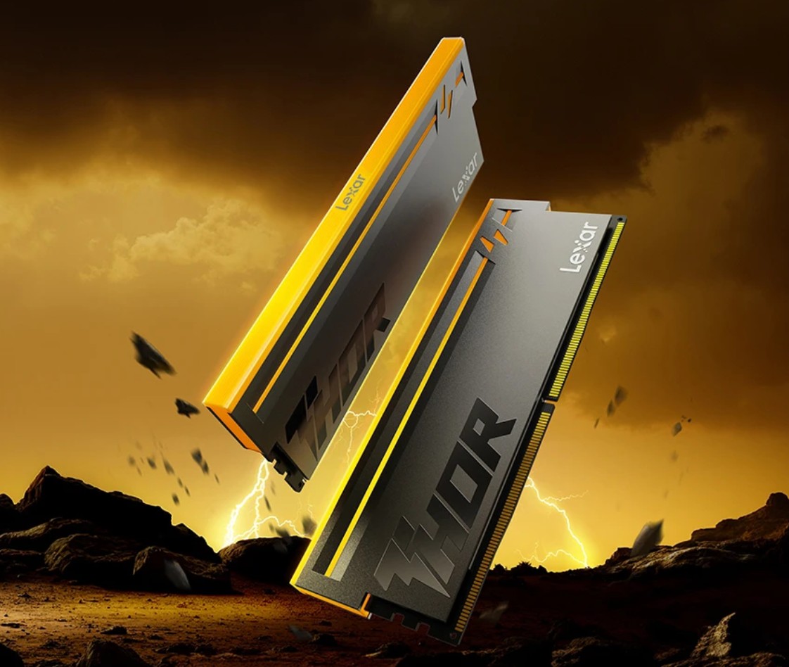 Lexar LD5U16G60C38BV-RGD DDR5 UDIMM 32GB Kit (2 x 16GB) 6000 MT/s 1.35V CL38 THOR G2 OC RG