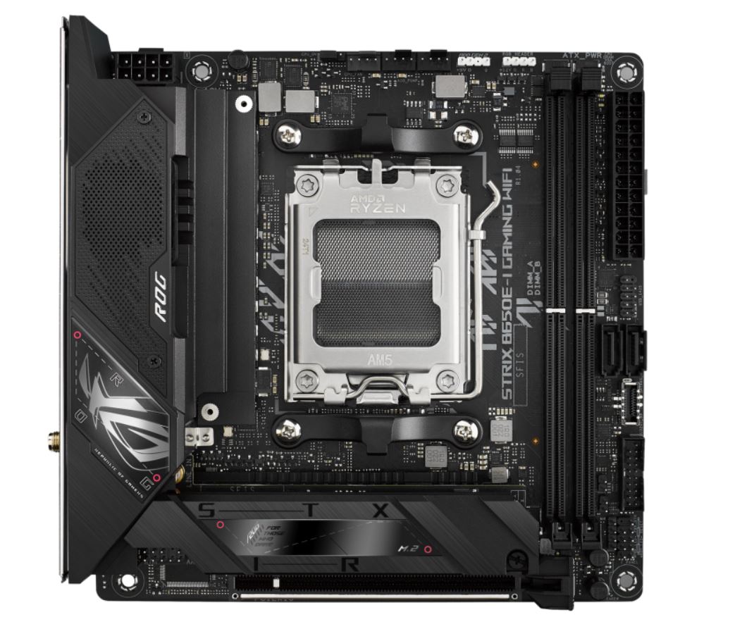 ASUS AMD B650E ROG STRIX B650E-I GAMING WIFI (AM5) Mini-ITX Motherboard, DDR5 96GB, PCIe 5