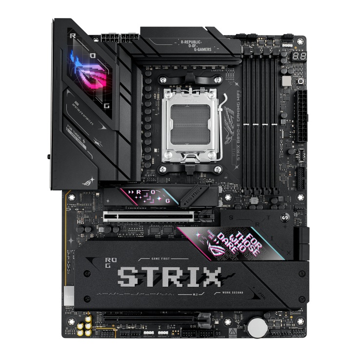 ASUS ROG STRIX B850-E GAMING WIFI (AM5) ATX Motherboard, DDR5 256GB, PCIe 5.0, 5 x M.2 Slo