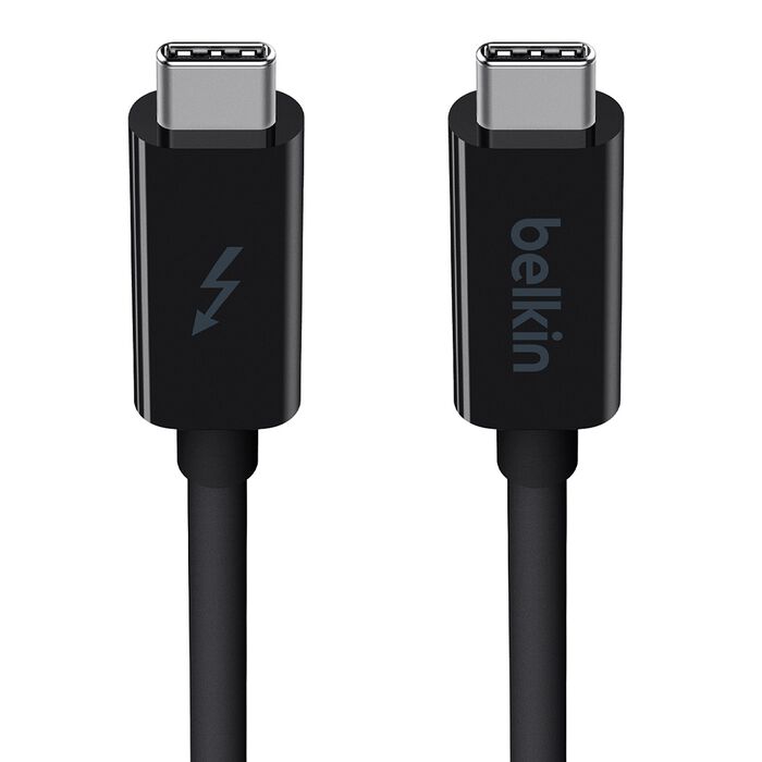 Belkin Thunderbolt 3 Cable USB-C to USB-C (1M) - Black (F2CD081ds1M-BLK ), 60W PD, 20Gbps,