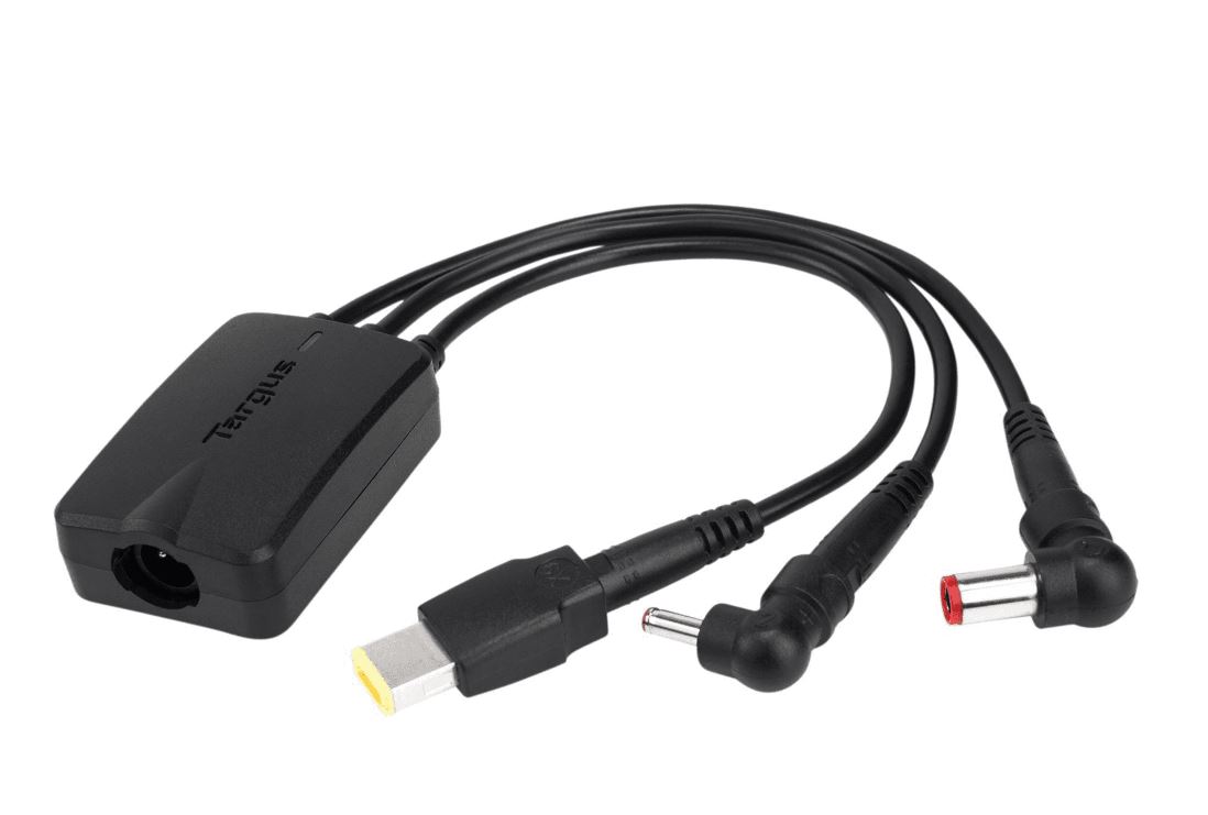 Targus 3-Way Active DC Charging Cable 3 Pin - Accommodates up to 3 different Power Tips/Se