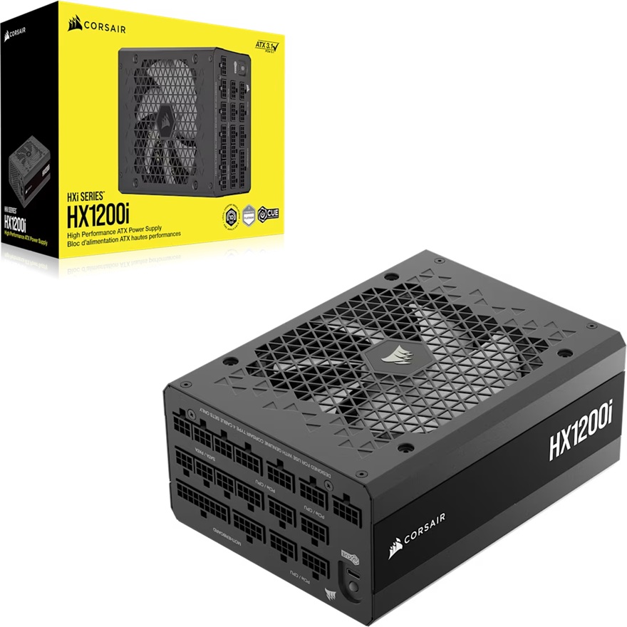 Corsair HX1200i Fully Modular Ultra-Low Noise Platinum ATX 1200 Watt PC Power Supply (AU),
