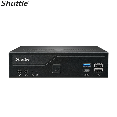 Shuttle DH610 V2 Slim Mini PC 1L Barebone - Intel 14400T, 16GB DDR5, 512GB NVMe SSD, 2.5' 