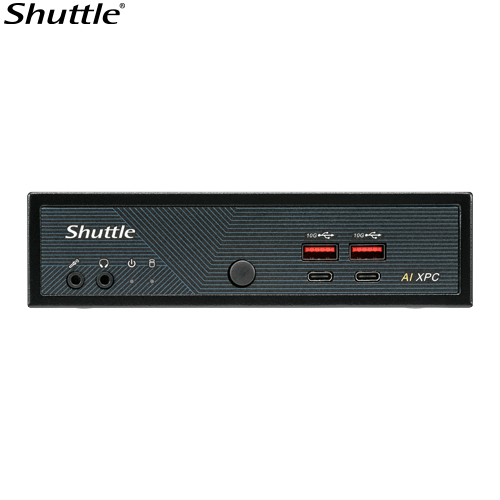 Shuttle AI XPC, Intel ® Meteor Lake Core Ultra 5 125H processor, 2x DDR5, 3x M.2 2280, 2x