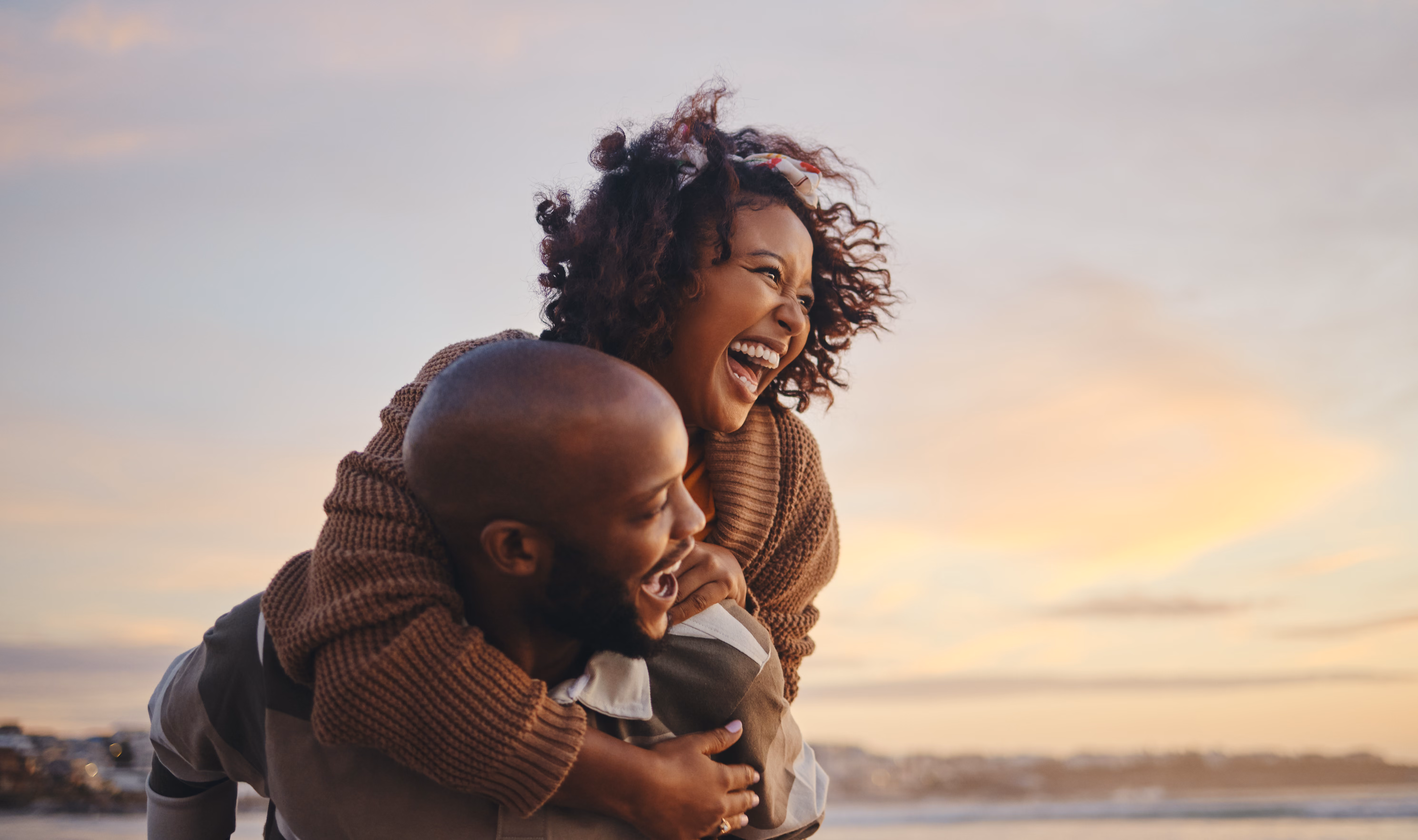 Happy couple stock image