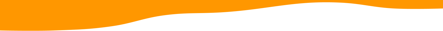 An abstract orange wave shape curving smoothly across the top over a transparent background.